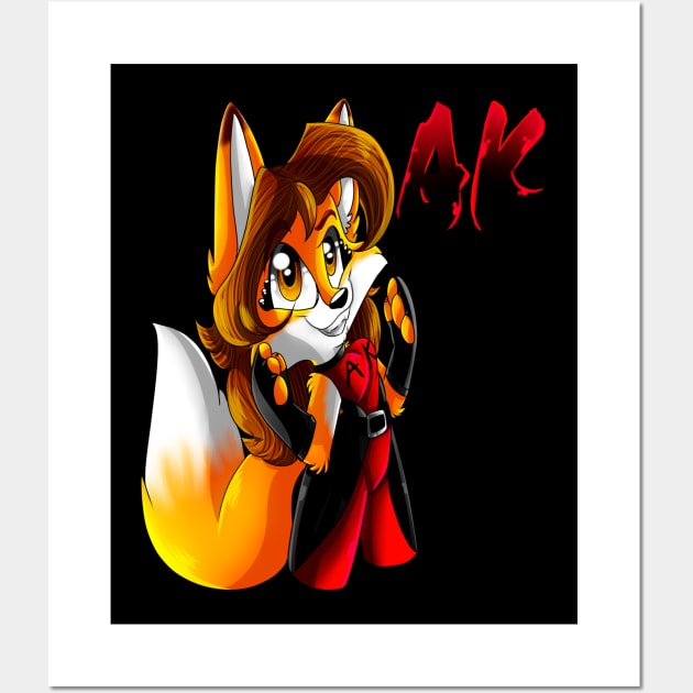 AK Girl Emily Bandicoot Wall Art by Reynard City